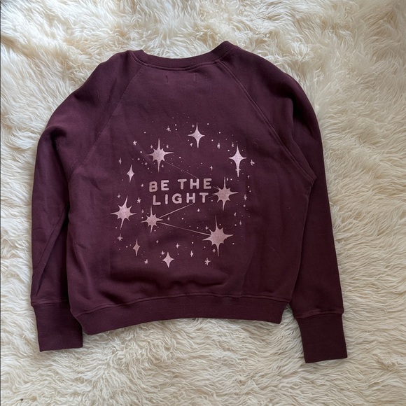 Spiritual Gangster Maroon Crew Neck Sweater - Picture 4 of 4